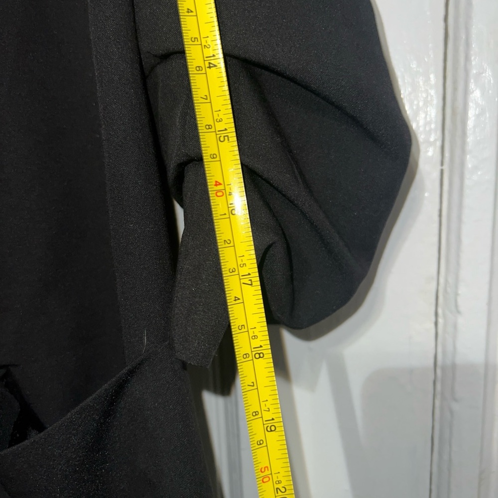 ASOS Women Tuxedo Blazer Jacket Black Size 10 - Picture 7 of 9